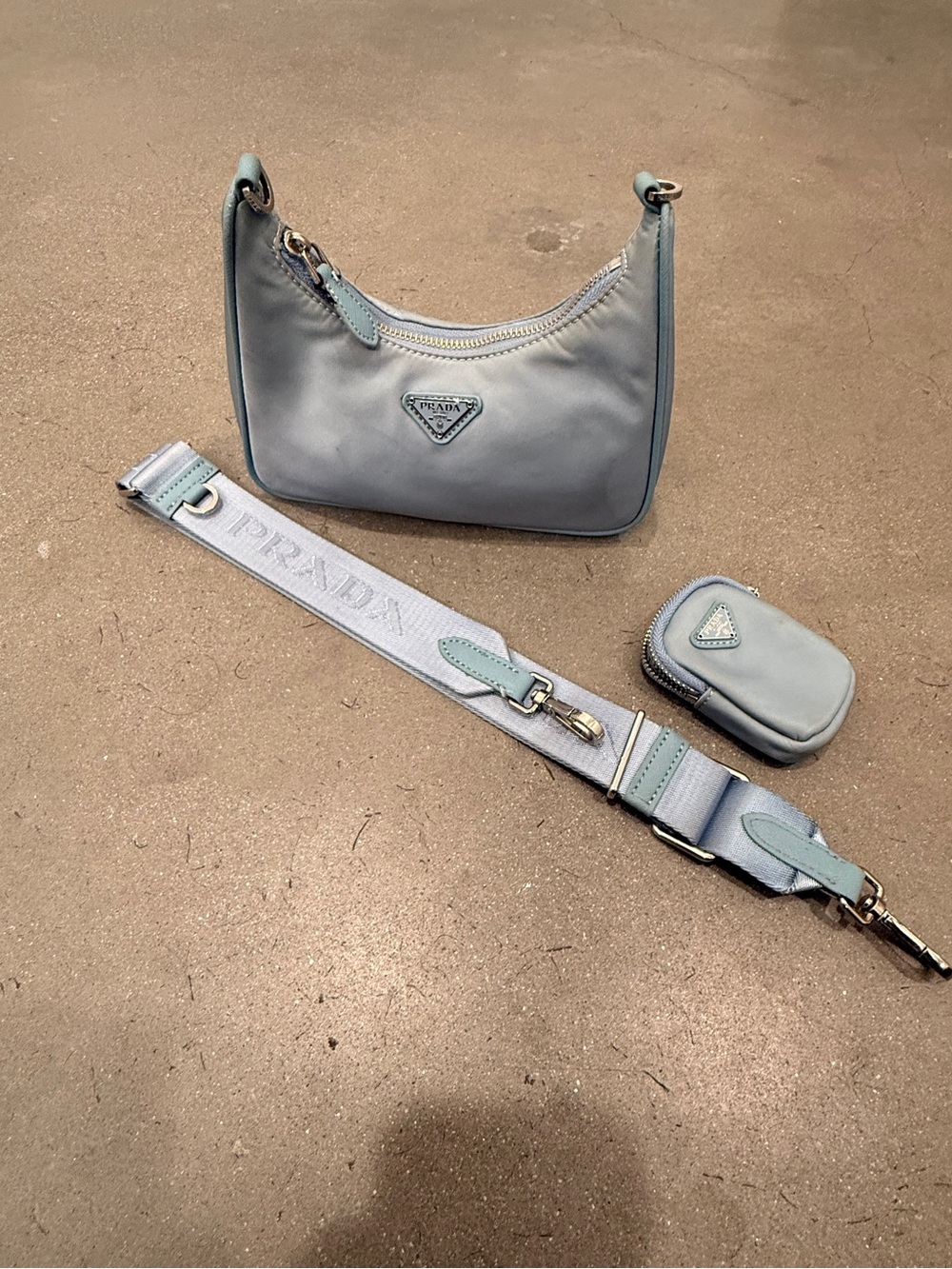 Prada 2005 Re-Edition Blue Nylon